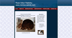 Desktop Screenshot of minirexrabbits.com